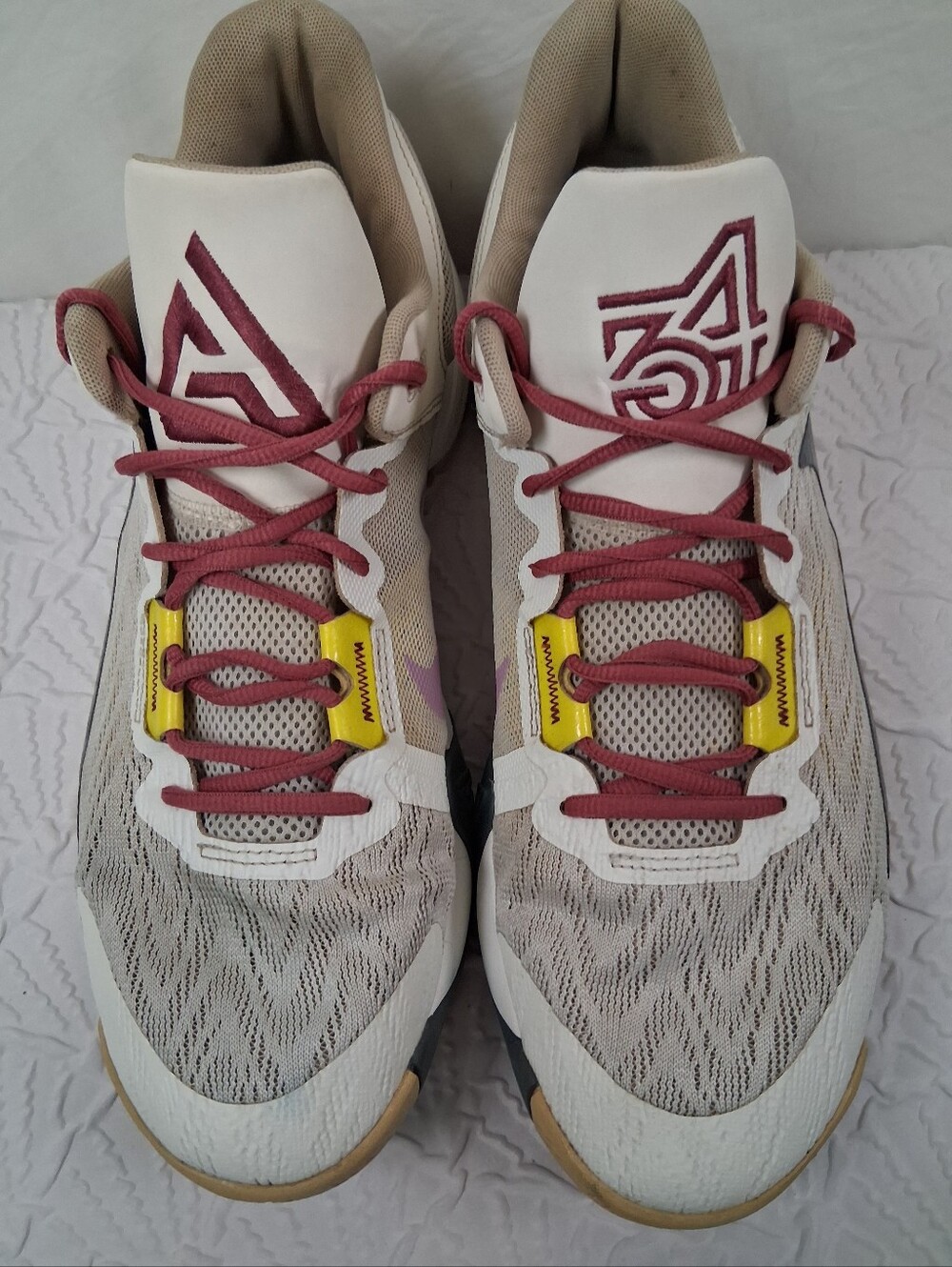 Nike A'ja 1 Athletic Shoes White & Gray US 13
